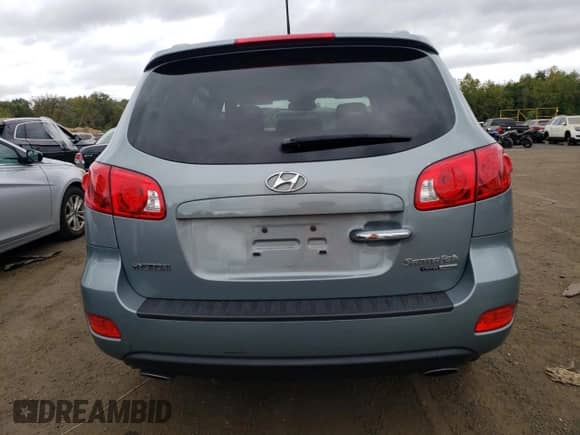 2009 Hyundai Santa Fe Limited with VIN 5NMSH73E99H296649, listed as a Copart auction lot 72198604 with 108,284 mi miles and Salvage title. Bid and sale history available at DreamBid. Image 6.