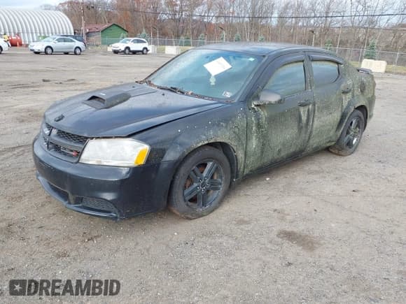 ✅ 2013 Dodge Avenger SE V6 • VIN: 1C3CDZAG8DN581620 • Lot: 43657316. Listed on IAAI with 221,541 mi. Free auction sales archive from the USA and detailed vehicle history report at DreamBid. Image 2.