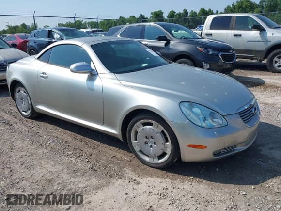 ✅ 2004 Lexus SC 430 • VIN: JTHFN48YX40050423 • Lot: 42338906. Listed on IAAI with 183,211 mi. Free auction sales archive from the USA and detailed vehicle history report at DreamBid. Image 1.
