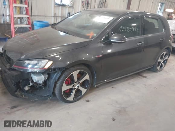 ✅ 2015 Volkswagen Golf GTI Autobahn • VIN: 3VW447AU7FM090413 • Lot: 42980943. Listed on IAAI with Not provided. Free auction sales archive from the USA and detailed vehicle history report at DreamBid. Image 17.