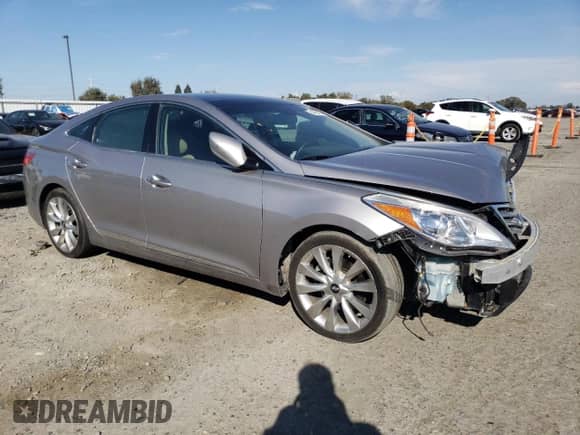 2012 Hyundai Azera with VIN KMHFH4JG7CA124394, listed as a Copart auction lot 81489605 with 61,823 mi miles and Salvage title. Bid and sale history available at DreamBid. Image 4.