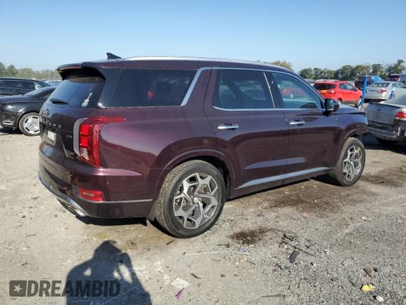 2022 Hyundai Palisade Calligraphy с VIN KM8R7DHE5NU467825, выставлен на аукционе Copart как лот 74296264 с пробегом 52 412 миль миль и Списание • Salvage title. История ставок и продаж доступна на DreamBid. Изображение 3.