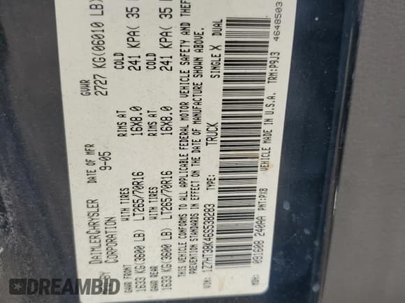 ✅ 2006 Mitsubishi Raider • VIN: 1Z7HT38K46S538283 • Лот: 81550604. Опубликован ранее на Copart с пробегом Не указан. Бесплатный доступ к архиву аукционных продаж из США и подробный отчёт об истории автомобиля на DreamBid. Изображение 12.