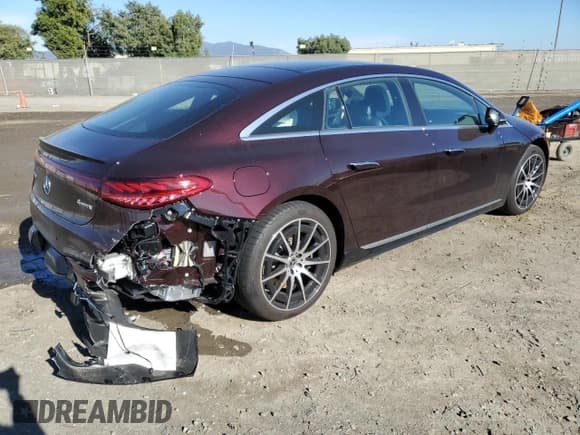 ✅ 2023 Mercedes-Benz EQS 580 • VIN: W1KCG4EBXPA040770 • Лот: 43034264. Опубликован ранее на Copart с пробегом Не указан. Бесплатный доступ к архиву аукционных продаж из США и подробный отчёт об истории автомобиля на DreamBid. Изображение 3.