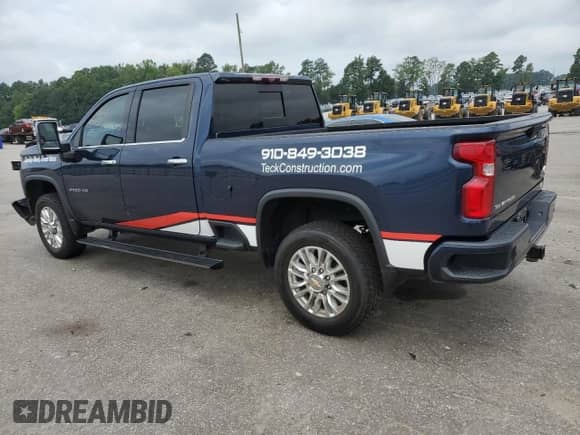 2022 Chevrolet Silverado 2500HD High Country с VIN 2GC4YREY0N1237922, выставлен на аукционе Copart как лот 66185925 с пробегом 49 466 миль миль и Списание • Salvage title. История ставок и продаж доступна на DreamBid. Изображение 2.