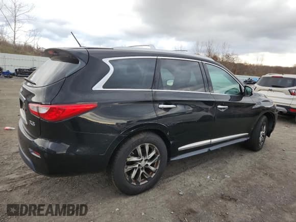 ✅ 2013 Infiniti JX35 • VIN: 5N1AL0MM5DC345288 • Lot: 92520355. Listed on Copart with 136,638 mi. Free auction sales archive from the USA and detailed vehicle history report at DreamBid. Image 3.