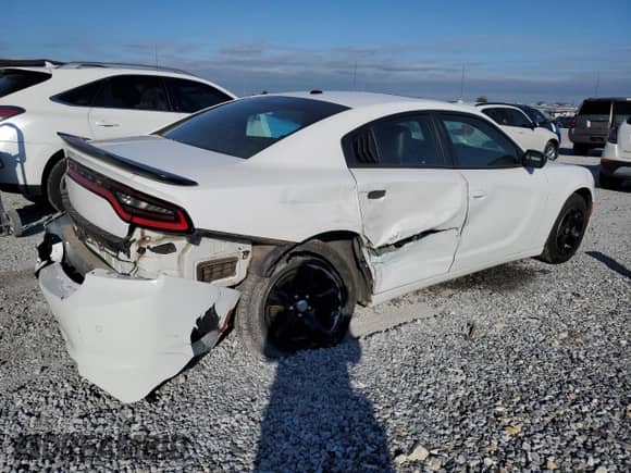 2020 Dodge Charger SXT with VIN 2C3CDXBG7LH223466, listed as a Copart auction lot 89490195 with 93,130 mi miles and Salvage title. Bid and sale history available at DreamBid. Image 3.
