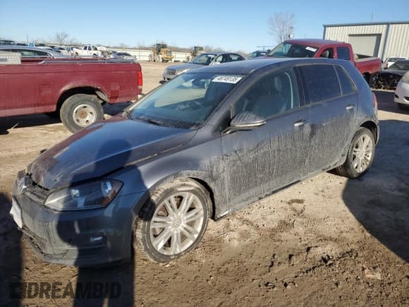 ✅ 2016 Volkswagen Golf TSI SE • VIN: 3VW217AU6GM032102 • Lot: 46749135. Wystawiony na Copart z przebiegiem 46 724 mil. Bezpłatny archiwum sprzedaży aukcyjnych z USA i szczegółowy raport historii pojazdu na DreamBid. Zdjęcie 1.