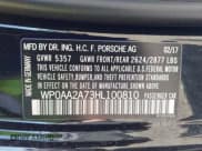 ✅ 2017 Porsche Panamera • VIN: WP0AA2A73HL100810 • Lot: 42292075. Listed on IAAI with 73,562 mi. Free auction sales archive from the USA and detailed vehicle history report at DreamBid. Image 9.