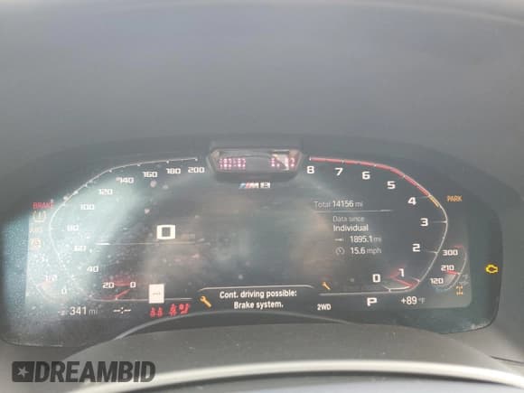 ✅ 2022 BMW M8 Competition • VIN: WBSAE0C05NCJ74694 • Lot: 65454813. Listed on Copart with 14,156 mi. Free auction sales archive from the USA and detailed vehicle history report at DreamBid. Image 9.