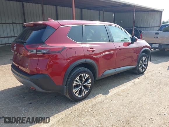 ✅ 2023 Nissan Rogue SV • VIN: JN8BT3BA7PW008910 • Lot: 42380759. Listed on IAAI with 51,179 mi. Free auction sales archive from the USA and detailed vehicle history report at DreamBid. Image 4.