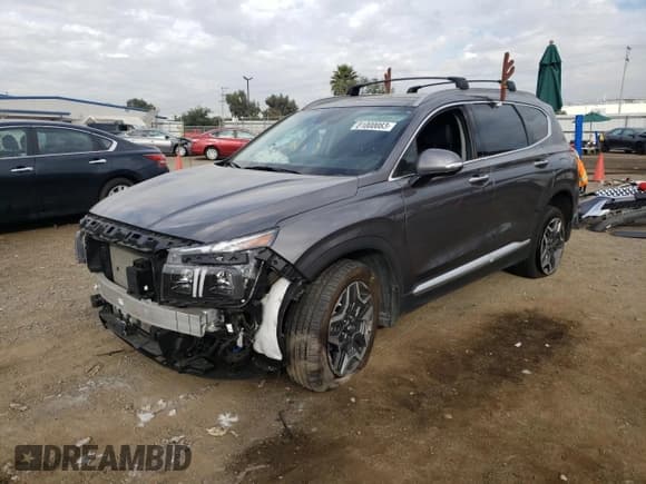 ✅ 2023 Hyundai Santa Fe Limited • VIN: KM8S7DA29PU066833 • Lot: 81000083. Wystawiony na Copart z przebiegiem 13 542 mil. Bezpłatny archiwum sprzedaży aukcyjnych z USA i szczegółowy raport historii pojazdu na DreamBid. Zdjęcie 1.