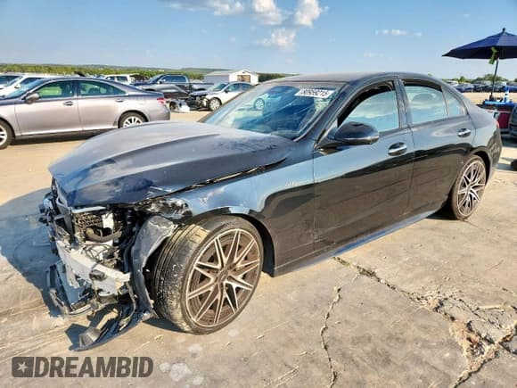 ✅ 2023 Mercedes-Benz C 43 AMG • VIN: W1KAF8HB4PR130298 • Лот: 80959215. Опубликован ранее на Copart с пробегом 13 346 миль. Бесплатный доступ к архиву аукционных продаж из США и подробный отчёт об истории автомобиля на DreamBid. Изображение 1.