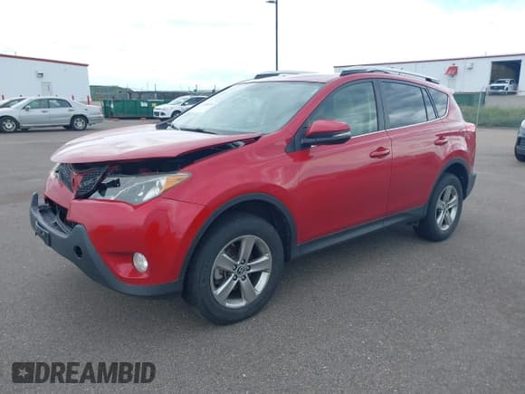 ✅ 2015 Toyota RAV4 XLE • VIN: JTMRFREV3FD160597 • Lot: 42686863. Listed on IAAI with 159,146 mi. Free auction sales archive from the USA and detailed vehicle history report at DreamBid. Image 2.