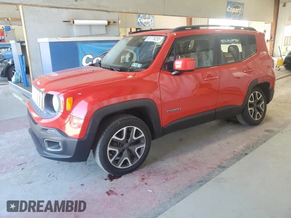 ✅ 2015 Jeep Renegade Latitude • VIN: ZACCJBBT6FPC01532 • Lot: 81779255. Wystawiony na Copart z przebiegiem 118 886 mil. Bezpłatny archiwum sprzedaży aukcyjnych z USA i szczegółowy raport historii pojazdu na DreamBid. Zdjęcie 1.