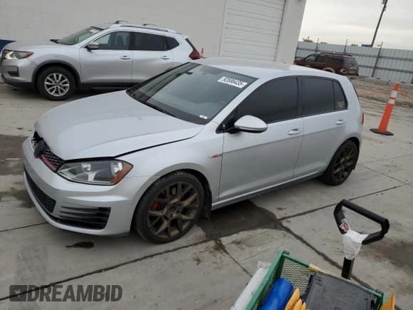 ✅ 2017 Volkswagen Golf GTI S • VIN: 3VW5T7AU6HM058918 • Lot: 92686435. Listed on Copart with 123,843 mi. Free auction sales archive from the USA and detailed vehicle history report at DreamBid. Image 1.