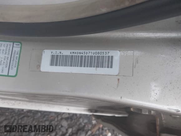 ✅ 2001 Hyundai Elantra GLS • VIN: KMHDN45D71U080537 • Lot: 42095959. Wystawiony na IAAI z przebiegiem Nie podano. Bezpłatny archiwum sprzedaży aukcyjnych z USA i szczegółowy raport historii pojazdu na DreamBid. Zdjęcie 9.