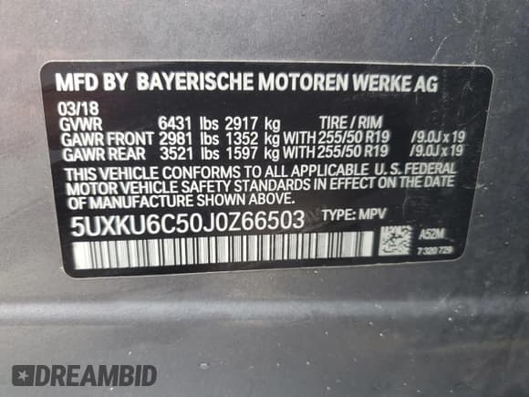 ✅ 2018 BMW X6 xDrive50i • VIN: 5UXKU6C50J0Z66503 • Lot: 86479685. Wystawiony na Copart z przebiegiem 110 887 mil. Bezpłatny archiwum sprzedaży aukcyjnych z USA i szczegółowy raport historii pojazdu na DreamBid. Zdjęcie 13.