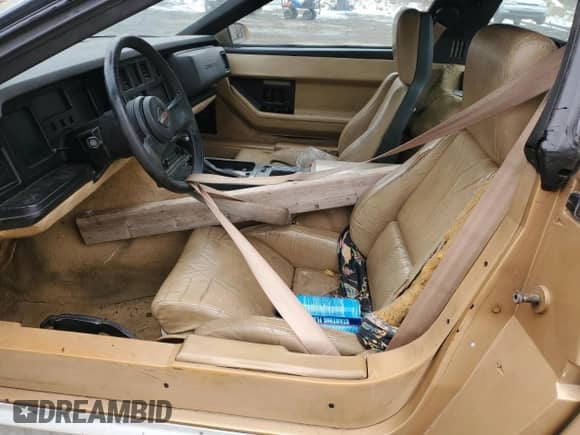 1984 Chevrolet Corvette with VIN 1G1AY0789E5138535, listed as a Copart auction lot 86855234 with 99,957 mi miles and Salvage title. Bid and sale history available at DreamBid. Image 7.