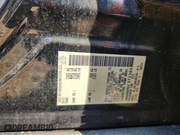 ✅ 2018 Nissan Maxima Platinum • VIN: 1N4AA6AP8JC372384 • Lot: 80881755. Listed on Copart with 83,892 mi. Free auction sales archive from the USA and detailed vehicle history report at DreamBid. Image 12.