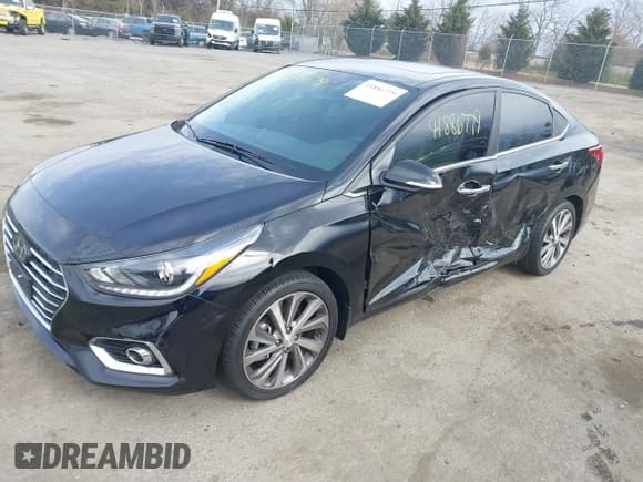 ✅ 2022 Hyundai Accent Limited • VIN: 3KPC34A62NE170759 • Lot: 41886779. Listed on IAAI with 34,474 mi. Free auction sales archive from the USA and detailed vehicle history report at DreamBid. Image 16.