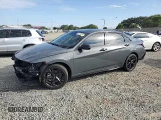 ✅ 2024 Hyundai Elantra N Line • VIN: KMHLR4DF6RU725936 • Лот: 81719005. Опубликован ранее на Copart с пробегом 8 226 миль. Бесплатный доступ к архиву аукционных продаж из США и подробный отчёт об истории автомобиля на DreamBid. Изображение 1.