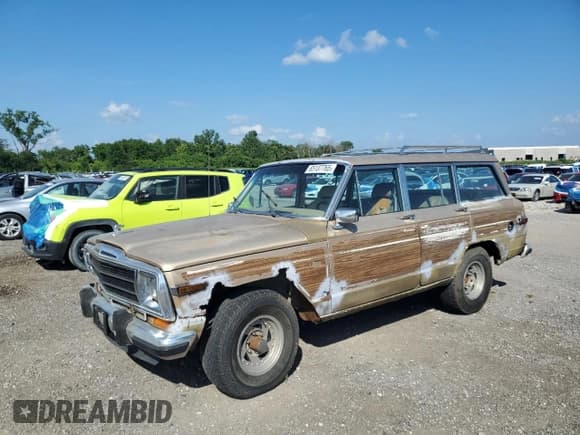 ✅ 1990 Jeep Grand Wagoneer • VIN: 1J4GS5875LP504606 • Lot: 65137765. Listed on Copart with 204,729 mi. Free auction sales archive from the USA and detailed vehicle history report at DreamBid. Image 1.