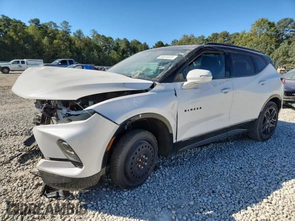 ✅ 2023 Chevrolet Blazer RS • VIN: 3GNKBERS8PS200493 • Лот: 85870505. Опубликован ранее на Copart с пробегом Не указан. Бесплатный доступ к архиву аукционных продаж из США и подробный отчёт об истории автомобиля на DreamBid. Изображение 1.