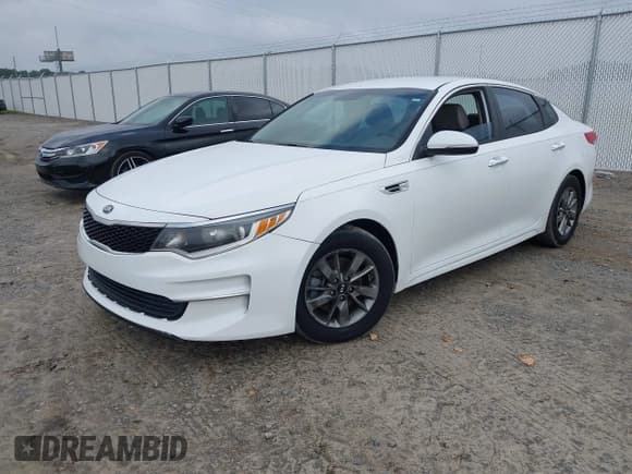 ✅ 2016 Kia Optima LX Turbo • VIN: 5XXGT4L15GG014163 • Lot: 42954922. Listed on IAAI with 111,719 mi. Free auction sales archive from the USA and detailed vehicle history report at DreamBid. Image 2.