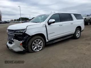 ✅ 2024 Chevrolet Suburban Premier • VIN: 1GNSKFKD2RR132294 • Lot: 53965505. Listed on Copart with 43,959 mi. Free auction sales archive from the USA and detailed vehicle history report at DreamBid. Image 1.