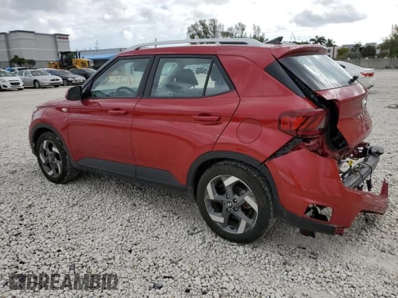 ✅ 2022 Hyundai Venue SEL • VIN: KMHRC8A32NU153769 • Lot: 56330465. Listed on Copart with 23,956 mi. Free auction sales archive from the USA and detailed vehicle history report at DreamBid. Image 2.
