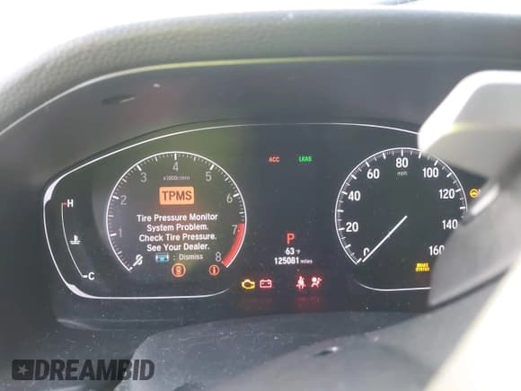 ✅ 2019 Honda Accord Sport • VIN: 1HGCV2F38KA030583 • Lot: 43626950. Listed on IAAI with 125,081 mi. Free auction sales archive from the USA and detailed vehicle history report at DreamBid. Image 7.