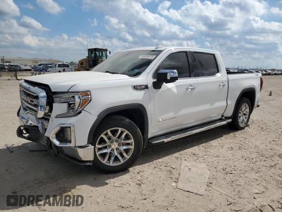 ✅ 2022 GMC Sierra 1500 SLT • VIN: 3GTU9DEL6NG219100 • Лот: 86898475. Опубликован ранее на Copart с пробегом 58 295 миль. Бесплатный доступ к архиву аукционных продаж из США и подробный отчёт об истории автомобиля на DreamBid. Изображение 1.
