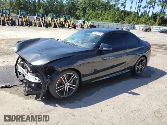 ✅ 2018 BMW 2 Series M240i • VIN: WBA2J5C56JVC07104 • Lot: 85195535. Listed on Copart with 78,494 mi. Free auction sales archive from the USA and detailed vehicle history report at DreamBid. Image 1.