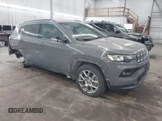 ✅ 2024 Jeep Compass Latitude Lux • VIN: 3C4NJDFN1RT601432 • Лот: 41586810. Опубликован ранее на IAAI с пробегом 17 406 миль. Бесплатный доступ к архиву аукционных продаж из США и подробный отчёт об истории автомобиля на DreamBid. Изображение 1.