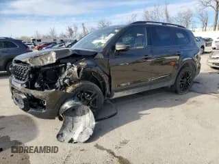 ✅ 2025 Kia Telluride SX X-Line • VIN: 5XYP5DGC8SG575662 • Lot: 48921995. Listed on Copart with 7,462 mi. Free auction sales archive from the USA and detailed vehicle history report at DreamBid. Image 1.