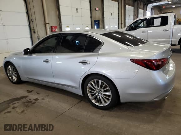 ✅ 2019 Infiniti Q50 Luxe • VIN: JN1EV7AP9KM516156 • Lot: 80394175. Listed on Copart with 67,116 mi. Free auction sales archive from the USA and detailed vehicle history report at DreamBid. Image 2.