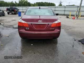 2011 Hyundai Genesis with VIN KMHGC4DE5BU132973, listed as a Copart auction lot 71389744 with 201,175 mi miles and Salvage title. Bid and sale history available at DreamBid. Image 6.