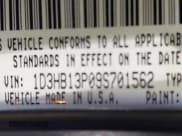 ✅ 2009 Dodge 1500 TRX • VIN: 1D3HB13P09S701562 • Lot: 41491281. Wystawiony na IAAI z przebiegiem 231 753 mil. Bezpłatny archiwum sprzedaży aukcyjnych z USA i szczegółowy raport historii pojazdu na DreamBid. Zdjęcie 9.