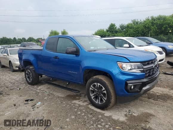 2022 Chevrolet Colorado 4WD Z71 z VIN 1GCHTDEN1N1197784, wystawiony jako Copart lot #63993685 z przebiegiem 35 709 mil mil oraz Szkoda całkowita • Salvage title. Historia ofert i sprzedaży dostępna na DreamBid. Obrazek 4.