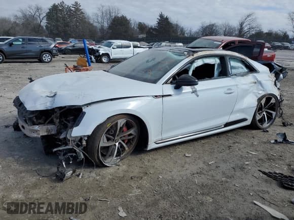 ✅ 2019 Audi RS 5 • VIN: WUAPWAF59KA903186 • Lot: 42045505. Listed on Copart with Not provided. Free auction sales archive from the USA and detailed vehicle history report at DreamBid. Image 1.