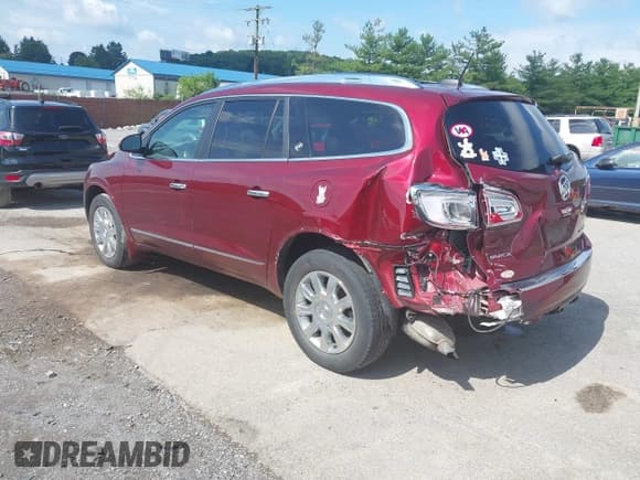 ✅ 2017 Buick Enclave Leather • VIN: 5GAKVBKD4HJ336148 • Lot: 42716385. Listed on IAAI with 76,169 mi. Free auction sales archive from the USA and detailed vehicle history report at DreamBid. Image 3.