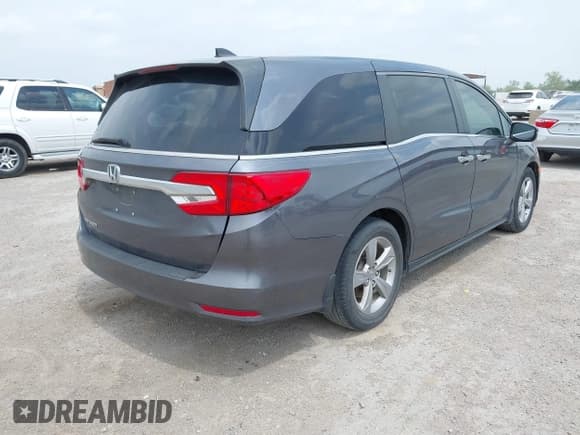 ✅ 2019 Honda Odyssey EX • VIN: 5FNRL6H59KB101401 • Lot: 42071307. Listed on IAAI with 95,768 mi. Free auction sales archive from the USA and detailed vehicle history report at DreamBid. Image 4.