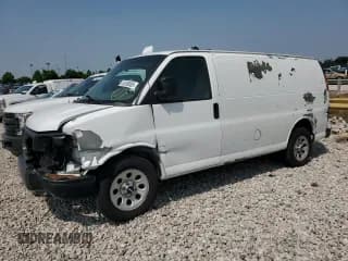 ✅ 2010 GMC Savana • VIN: 1GTUGAD42A1143608 • Lot: 55399005. Listed on Copart with 124,929 mi. Free auction sales archive from the USA and detailed vehicle history report at DreamBid. Image 1.