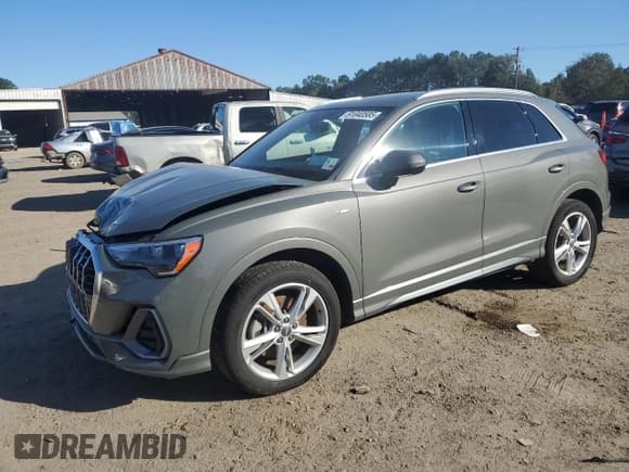 ✅ 2020 Audi Q3 S line Premium • VIN: WA1DECF34L1018418 • Lot: 91040585. Listed on Copart with 126,957 mi. Free auction sales archive from the USA and detailed vehicle history report at DreamBid. Image 1.
