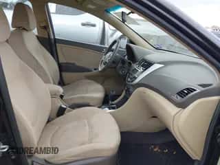 2012 Hyundai Accent GLS with VIN KMHCU4AEXCU168949, listed as a IAAI auction lot 43547021 with 140,527 mi miles and . Bid and sale history available at DreamBid. Image 5.