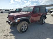 ✅ 2021 Jeep Wrangler Sport • VIN: 1C4GJXAN1MW683604 • Лот: 53838925. Опубликован ранее на Copart с пробегом 18 771 миль. Бесплатный доступ к архиву аукционных продаж из США и подробный отчёт об истории автомобиля на DreamBid. Изображение 1.