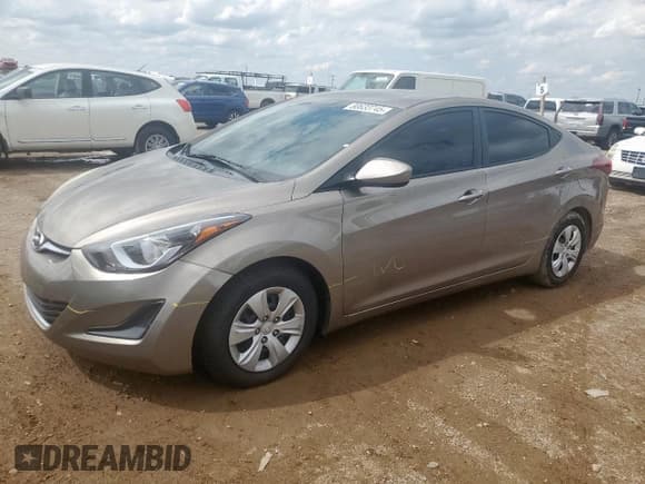✅ 2016 Hyundai Elantra SE • VIN: 5NPDH4AE1GH789476 • Lot: 80633745. Listed on Copart with 94,829 mi. Free auction sales archive from the USA and detailed vehicle history report at DreamBid. Image 1.