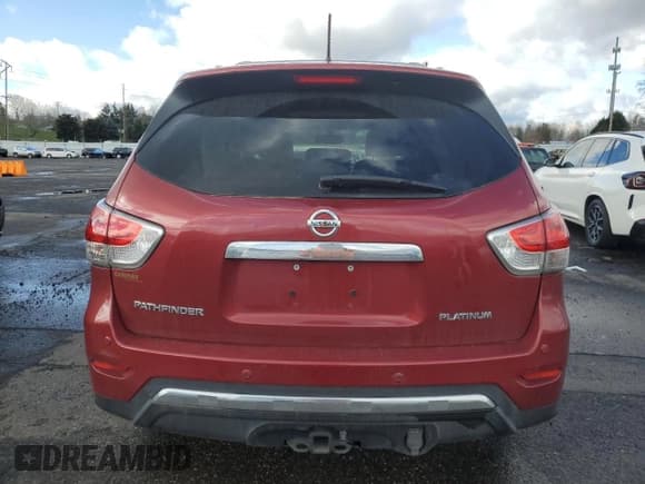 ✅ 2015 Nissan Pathfinder Platinum • VIN: 5N1AR2MN3FC715658 • Lot: 47620925. Listed on Copart with 94,097 mi. Free auction sales archive from the USA and detailed vehicle history report at DreamBid. Image 6.