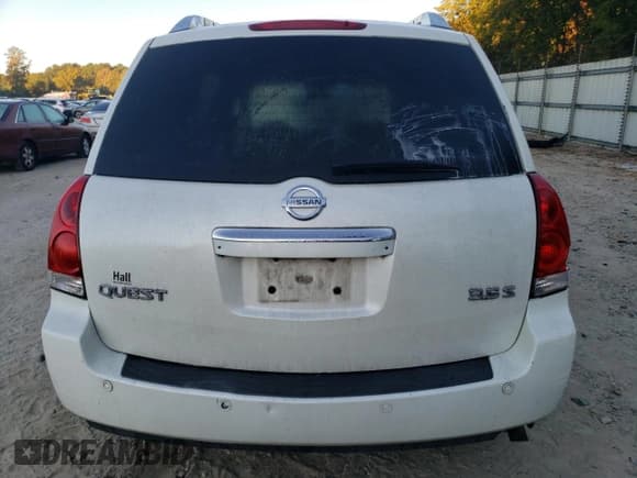 ✅ 2007 Nissan Quest S • VIN: 5N1BV28UX7N112231 • Lot: 76682764. Wystawiony na Copart z przebiegiem 167 274 mil. Bezpłatny archiwum sprzedaży aukcyjnych z USA i szczegółowy raport historii pojazdu na DreamBid. Zdjęcie 6.
